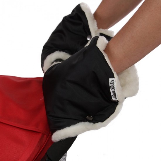 Муфты варежки для коляски BAMBOLA лайт Черные