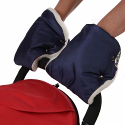 Муфты варежки для коляски BAMBOLA лайт Темно-синие