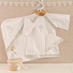 Крестильный комплект PITUSO в подарочной коробке Белый