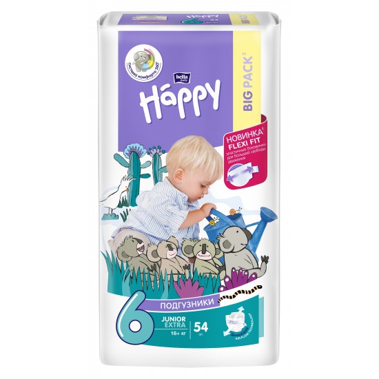 Подгузники Bella Baby Happy Junior Extra 54 (16+кг)