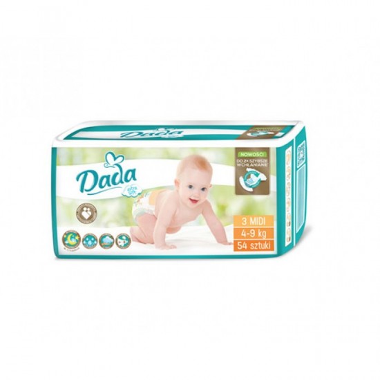 Подгузники Dada Extra Soft Midi 3 54шт (4-9кг)