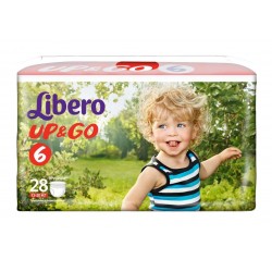 Подгузники-трусики Libero Up&Go XL 6 28шт (13-20кг)