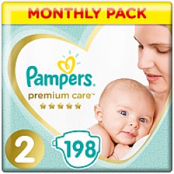 Подгузники Pampers Premium Care 2 Mini 198шт (4-8кг)