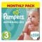 Подгузники Pampers Active Baby-Dry 3 Midi 208шт (6-10кг)