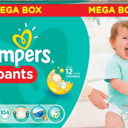 Подгузники-трусики Pampers Pants 4 Maxi 104шт (9-15кг)