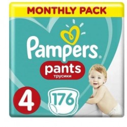 Подгузники-трусики Pampers Pants 4 176шт (9-15кг)