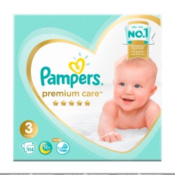 Подгузники Pampers Premium Care 3 Midi 114шт (6-10кг)