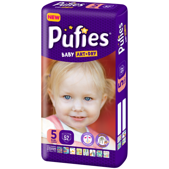 Подгузники Pufies Baby Art&Dry Junior 52 11-20 кг