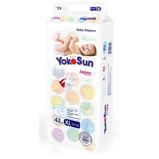 Подгузники YokoSun XL 13+ кг 42шт