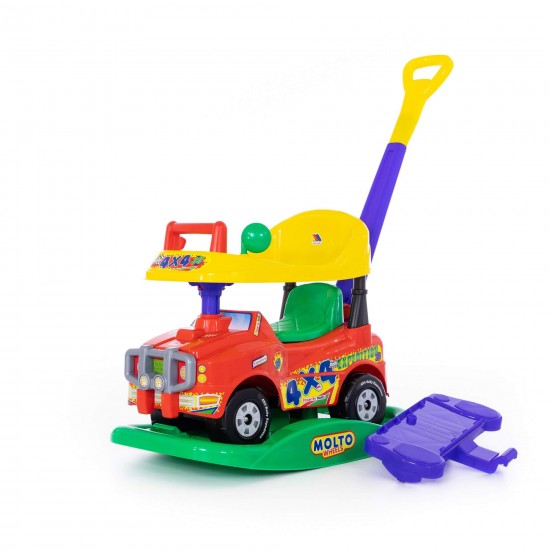 Автомобиль Джип каталка Викинг Полесье 71996 многофункциональный №4 голубой