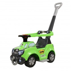 Детская каталка автомобиль Sokol №5 с ручкой, подножкой и ограждением (со звуковым сигналом) Полесье 72160