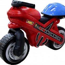 Детская каталка мотоцикл МХ Полесье 46765 (шлем)
