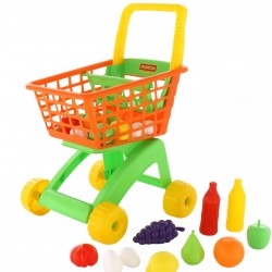 Детская тележка для маркета с набором продуктов №6 Полесье 61904