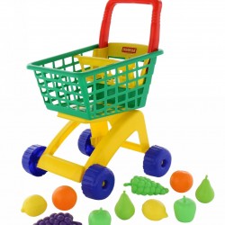 Детская тележка для маркета с набором продуктов №7 Полесье 61911
