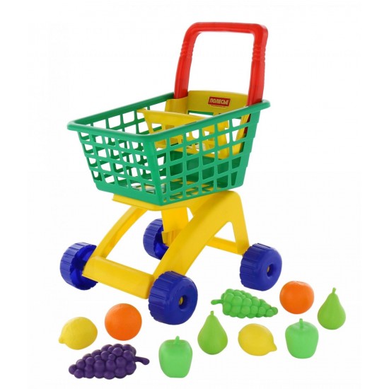 Детская тележка для маркета с набором продуктов №7 Полесье 61911