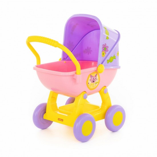 Детская игрушечная коляска для кукол Три кота №1 Полесье 71439