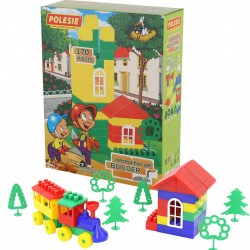 Детский конструктор Строитель Полесье 170 элементов 3447