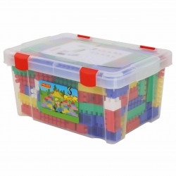 Конструктор Полесье Строитель 174 элемента (в контейнере) арт 50557