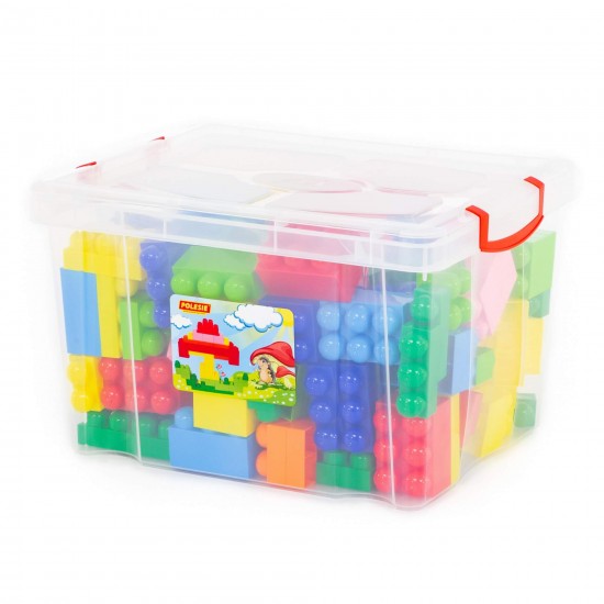 Конструктор Полесье Великан (144 элемента) в контейнере арт 55200