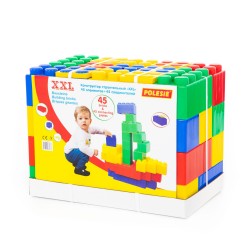 Конструктор строительный Полесье XXL 45 элементов/соединитель (45 элементов) арт 68033