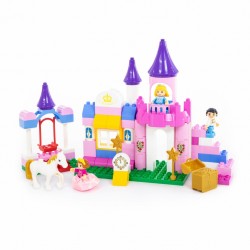 Конструктор Полесье Макси Весёлая принцесса 86 элементов (в коробке) арт 77691