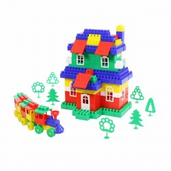 Детский конструктор Строитель Полесье Макси 253 элементов 0552
