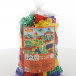 Детский конструктор Строитель Полесье 287 элементов 52551