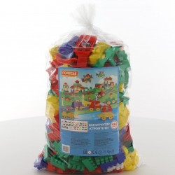 Детский конструктор Строитель Полесье 454 элемента 52575