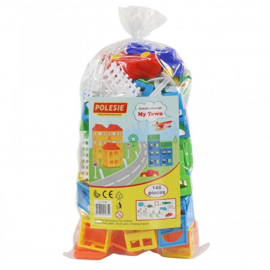 Детский конструктор Построй свой город Полесье 146 элементов 53749