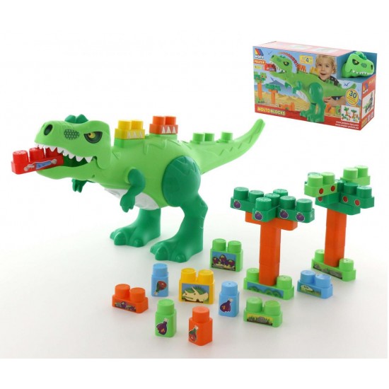 Детский игровой набор Динозавр с конструктором Полесье 67807