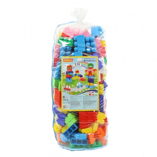 Детский конструктор Полесье Великан 270 элементов арт 7734