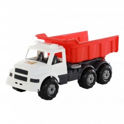 Игрушечный автомобиль самосвал №3 белый/красный Буран Полесье 43672