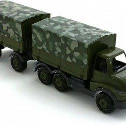 Муромец автомобиль бортовой тентовый военный с прицепом Полесье 49100