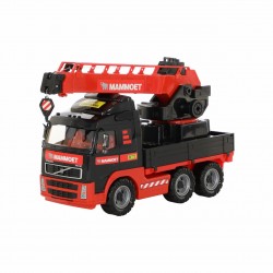 Детский автомобиль кран с поворотной платформой MAMMOET VOLVO 203-01 Полесье 56979