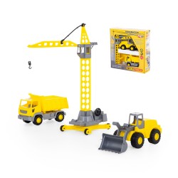 Игровой набор строительной техники Агат Полесье 57150