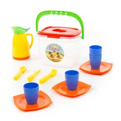 Набор детской посуды Полесье "Алиса" для пикника №2 арт 40763