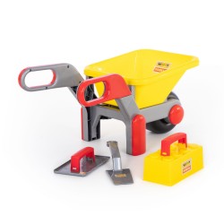 Набор игровой Тачка №4/набор каменщика №2 Полесье арт 42064