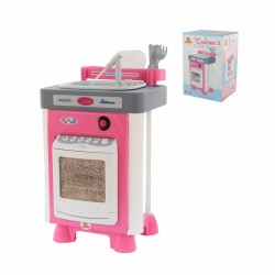 Набор игровой Carmen №3 с посудомоечной машиной и мойкой в коробке Полесье 57914