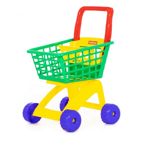 Тележка Supermarket №1/набор продуктов №2 в сеточке Полесье 7438