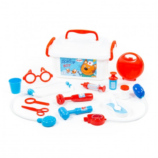 Детский игровой набор Три Кота Доктор Полесье 65353