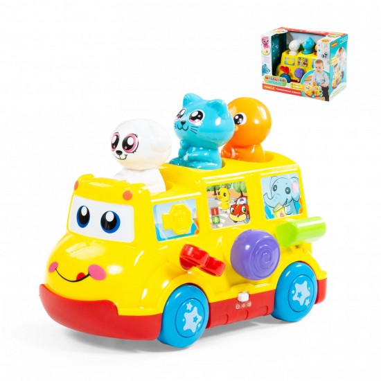 Игрушка развивающая Школьный автобус (в коробке) Полесье арт 77080