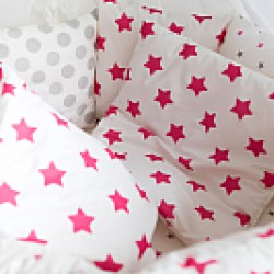 Комплект постельного белья Баю-Бай Геометрия 5 предметов К51-Г1 красный