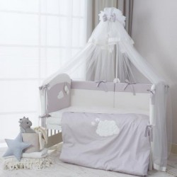 Комплект постельного белья Perina Бамбино грей 6 предметов ББ6-01.2