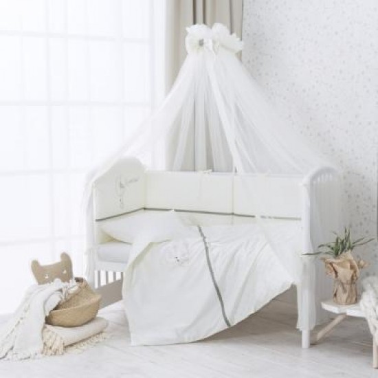 Комплект постельного белья Perina Le petit bebe 4 предмета оливковый ПБ4-01.1