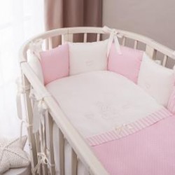Комплект постельного белья Perina Неженка Овал 6 предметов розовый НО6.3-125*75
