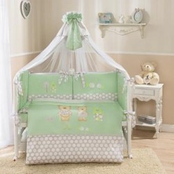 Комплект постельного белья Perina ВЕНЕЦИЯ 6 предметов Лапушки салатовый арт. В6-02.1