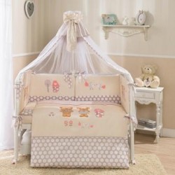 Комплект постельного белья Perina ВЕНЕЦИЯ 6 предметов Лапушки бежевый