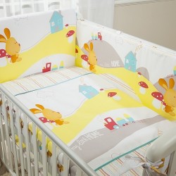 Комплект постельного белья Perina КРОХА 4 предмета Веселый кролик