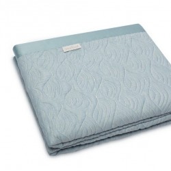 Плед детский рис. Волна голубая, р-р 170х110см, арт. ПП-01.1-1