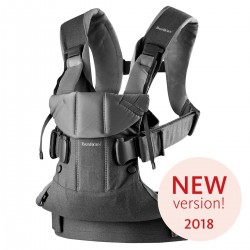 Сумка кенгуру Baby Bjorn Baby Carrier One Cotton Mix Denim grey